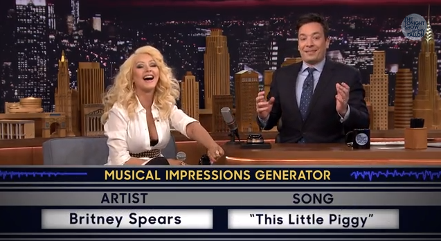 Christina Aguilera Does Britney, Flawlessly!