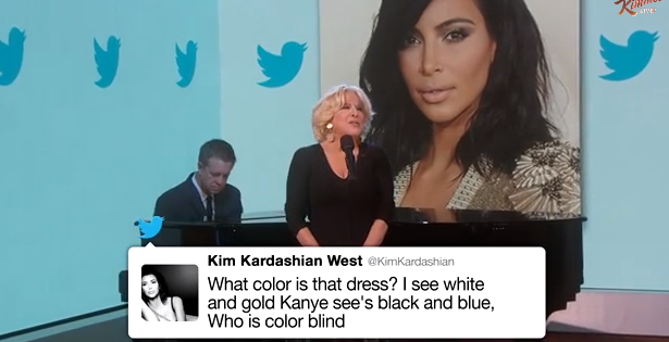 Bette Midler Sings Kim Kardashian's Tweets And It's HILARIOUS!
